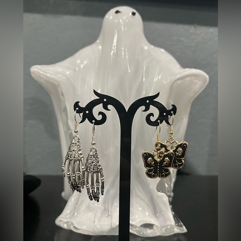 Halloween Earrings. Handmade. Set of 2.